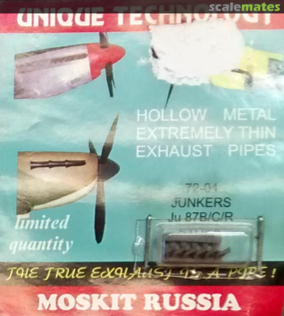 Boxart JUNKERS Ju 87B/C/R STUKA 72-04 Moskit Boxart JUNKERS Ju 87B/C/R STUKA 72-04 Moskit