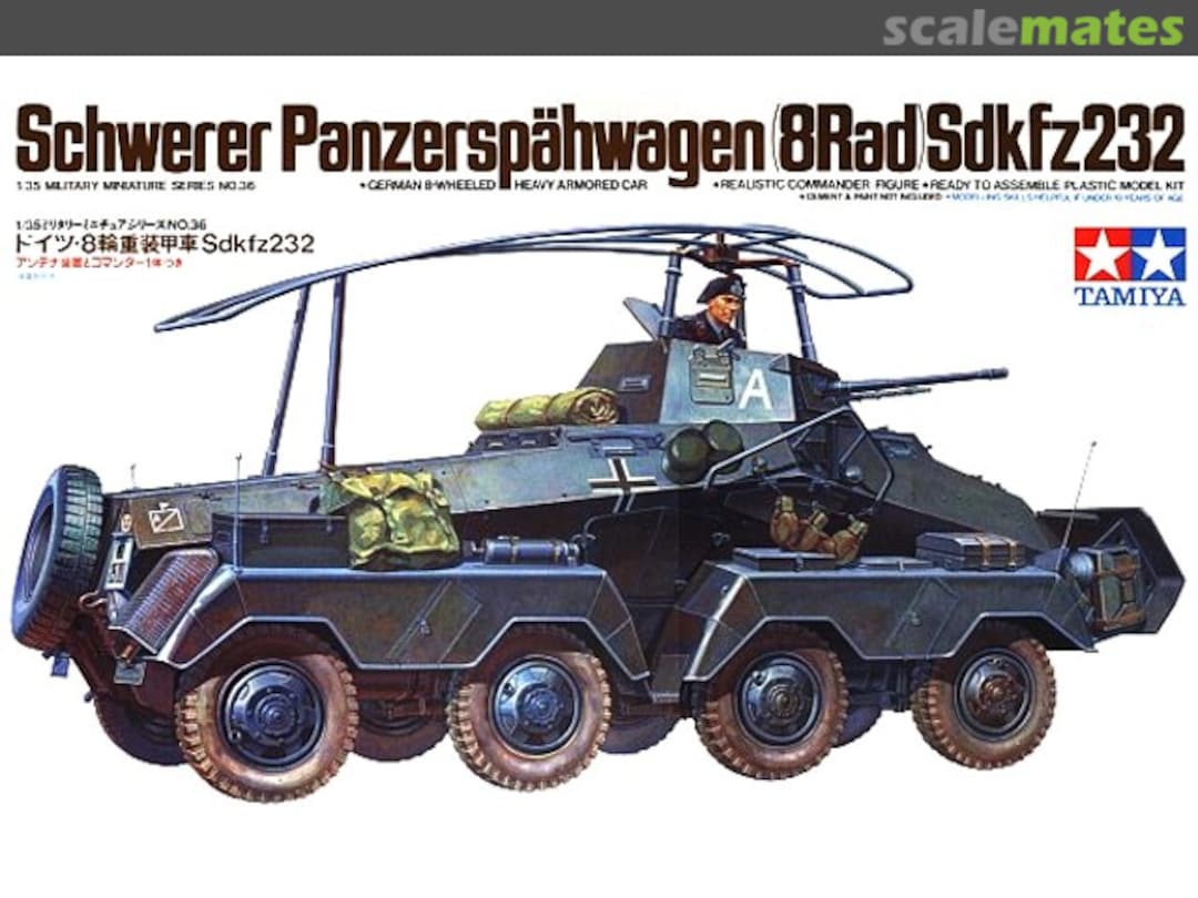 Boxart Sd.Kfz. 232 35036 Tamiya Boxart Sd.Kfz. 232 35036 Tamiya