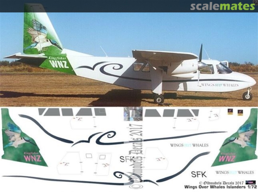 Boxart Islander - Wings Over Whales OMD0486 Oldmodels Decals Boxart Islander - Wings Over Whales OMD0486 Oldmodels Decals