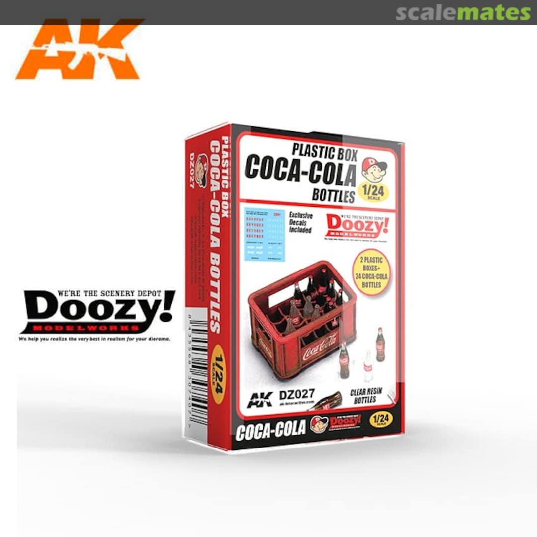 Boxart Coca-Cola Bottles DZ027 AK Interactive Boxart Coca-Cola Bottles DZ027 AK Interactive