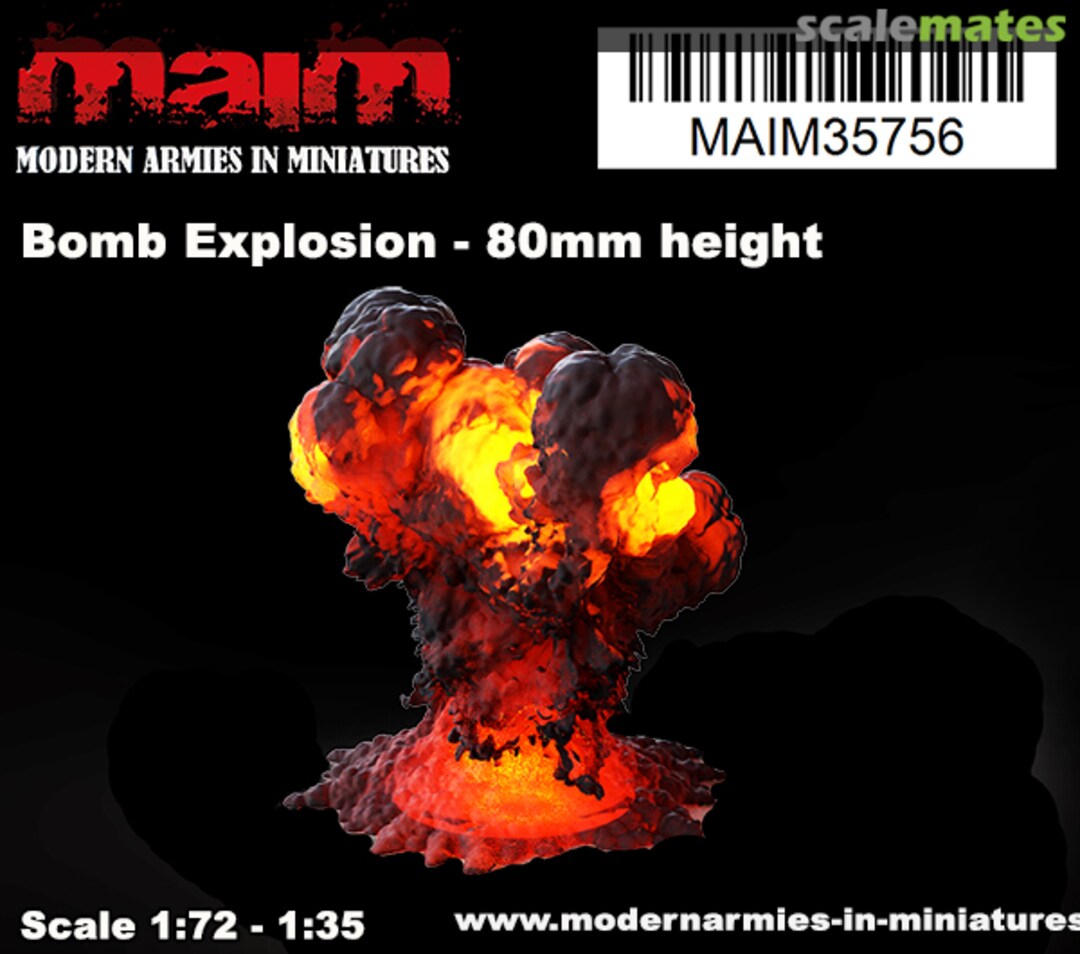 Boxart Bomb Explosion, 80mm height MAIM35756 MAiM Boxart Bomb Explosion, 80mm height MAIM35756 MAiM
