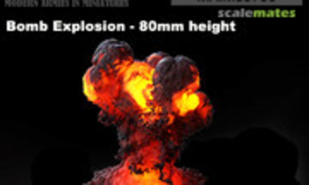 No Bomb Explosion, 80mm height (MAiM MAIM35756) MAIM35756