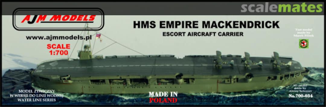 Boxart HMS EMPIRE MACKENDRICK 700-034 AJM Models Boxart HMS EMPIRE MACKENDRICK 700-034 AJM Models