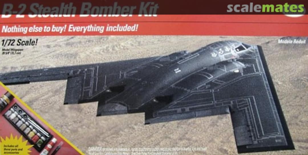 Boxart B-2 Stealth Bomber Kit 4076 Testors Boxart B-2 Stealth Bomber Kit 4076 Testors