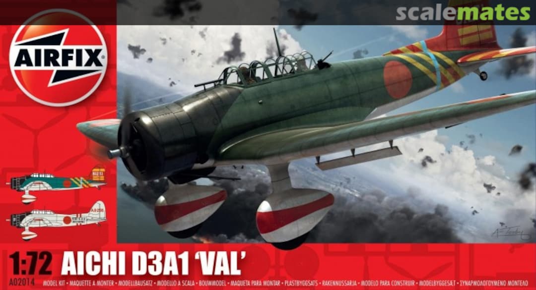Boxart Aichi D3A1 'Val' A02014 Airfix Boxart Aichi D3A1 'Val' A02014 Airfix