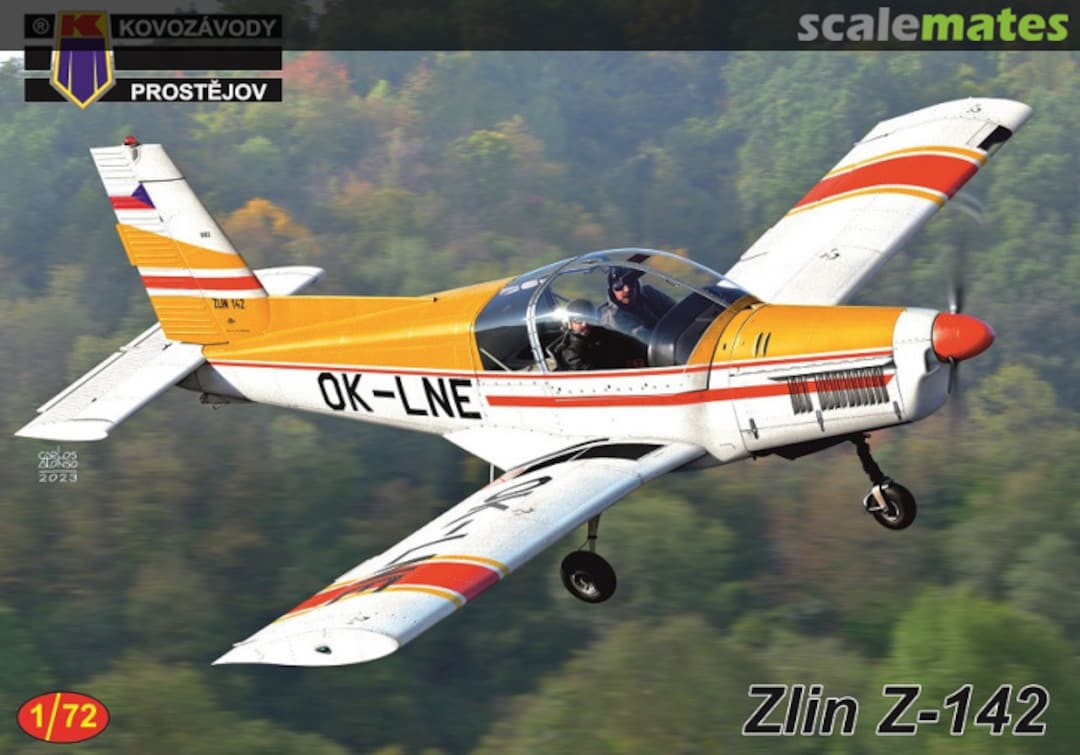 Boxart Zlin Z-142 KPM0406 Kovozávody Prostějov Boxart Zlin Z-142 KPM0406 Kovozávody Prostějov