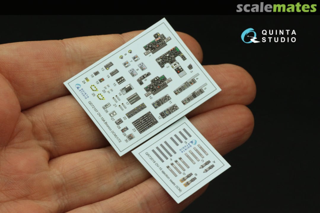 Contents OV-10A Bronco interior 3D decals QD72107 Quinta Studio Contents OV-10A Bronco interior 3D decals QD72107 Quinta Studio