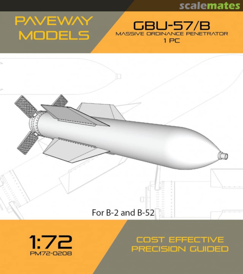 Boxart GBU-57/B PM72-0208 Paveway Models Boxart GBU-57/B PM72-0208 Paveway Models