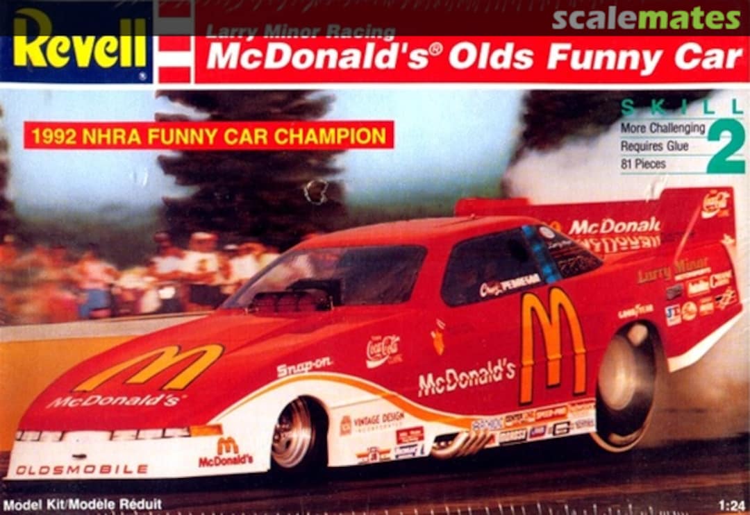 Boxart McDonald's Olds Funny Car 7353 Revell Boxart McDonald's Olds Funny Car 7353 Revell