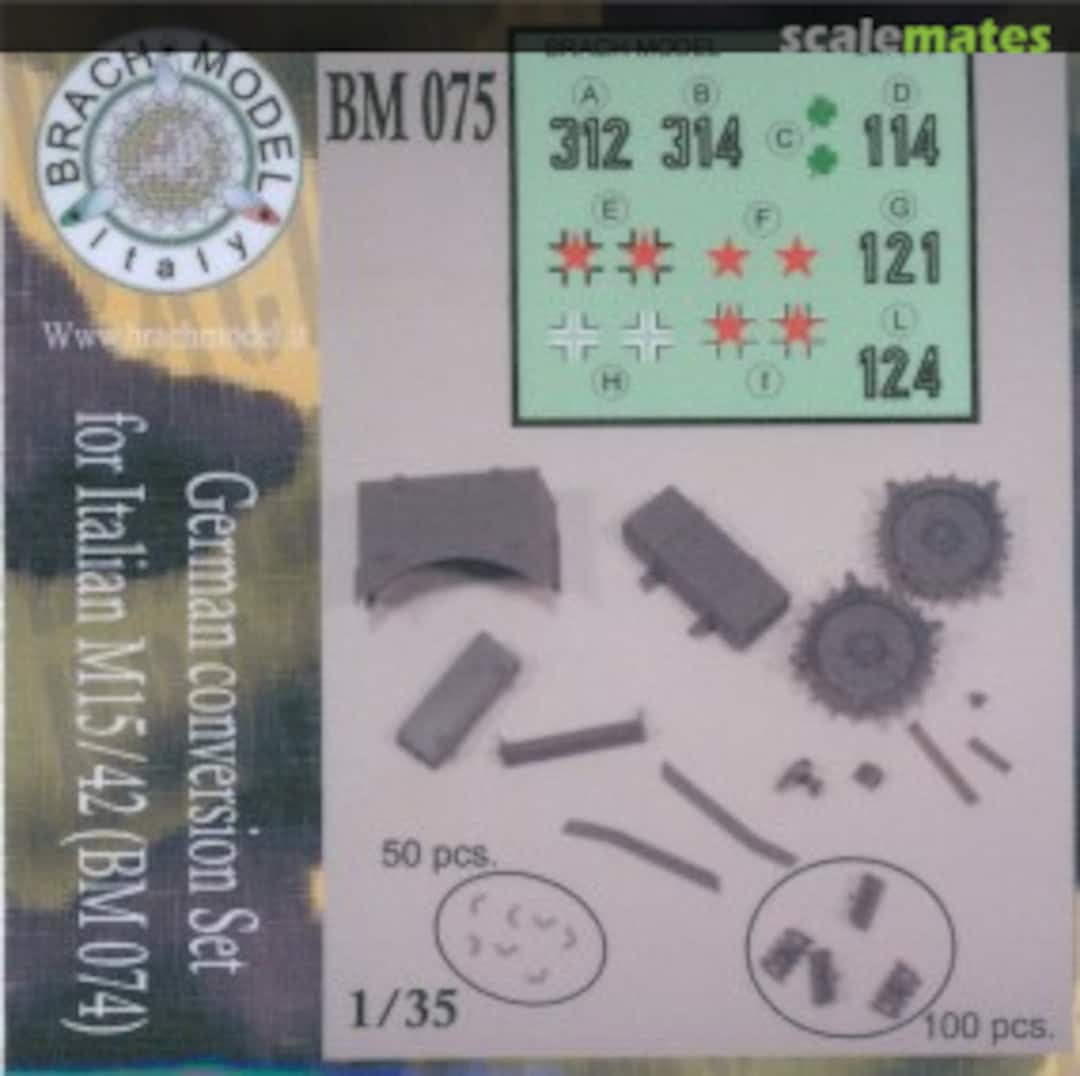 Boxart Beutepanzer Conversion Set for Italian Tank M15/42 BM-075 Brach Model Boxart Beutepanzer Conversion Set for Italian Tank M15/42 BM-075 Brach Model