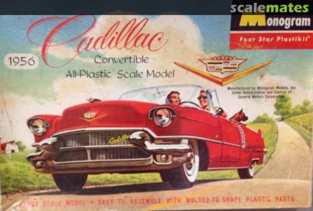 Boxart 1956 Cadillac Convertible P13 Monogram Boxart 1956 Cadillac Convertible P13 Monogram