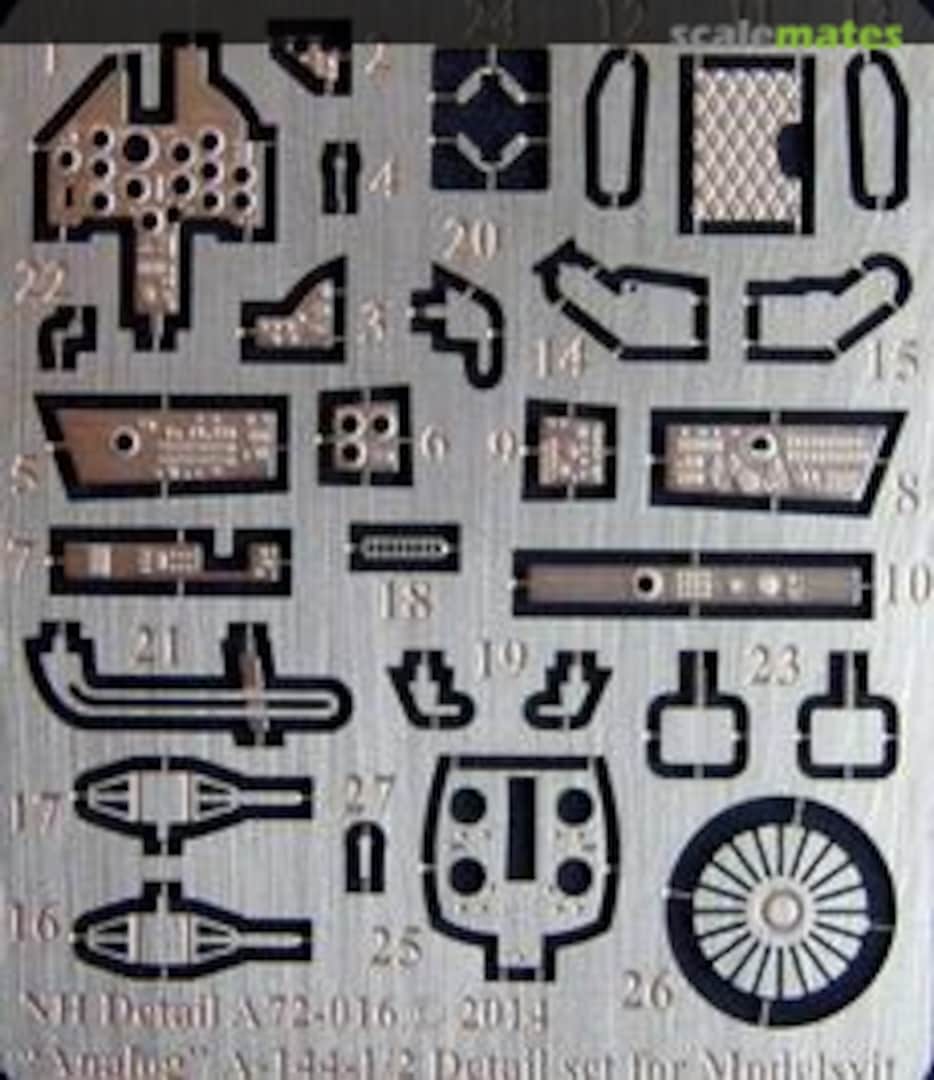 Boxart Analog A-144-1/2 - PE Detail Set A72-016 NH Detail Boxart Analog A-144-1/2 - PE Detail Set A72-016 NH Detail