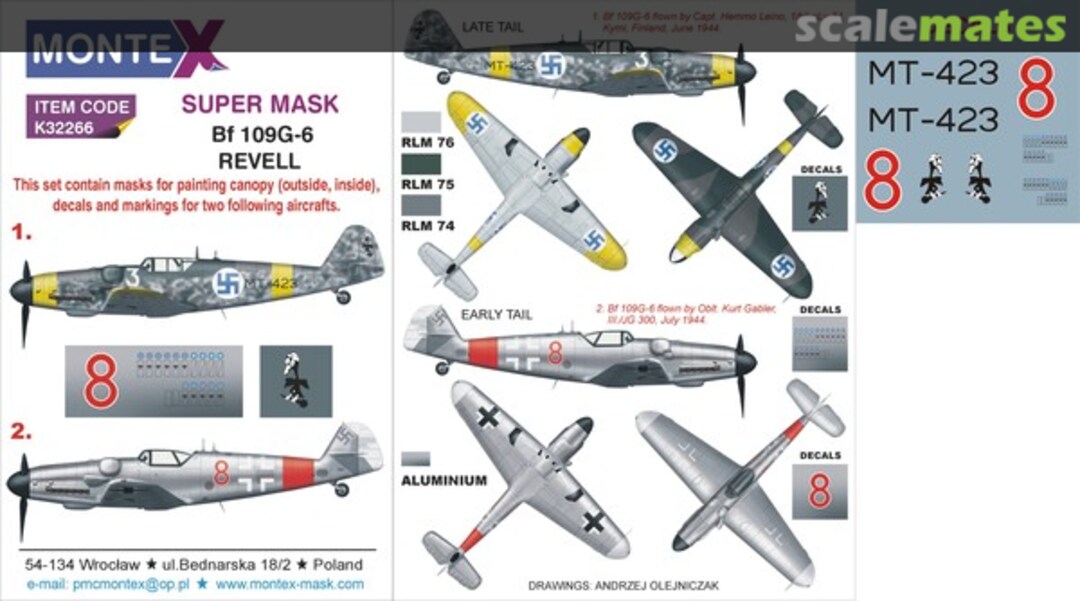 Boxart Bf 109G-6 K32266 Montex Boxart Bf 109G-6 K32266 Montex