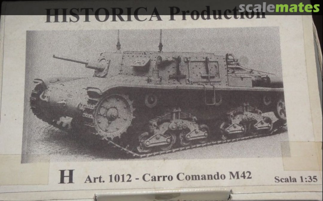 Boxart Carro Comando M42 Art. 1012 Historica Productions Boxart Carro Comando M42 Art. 1012 Historica Productions