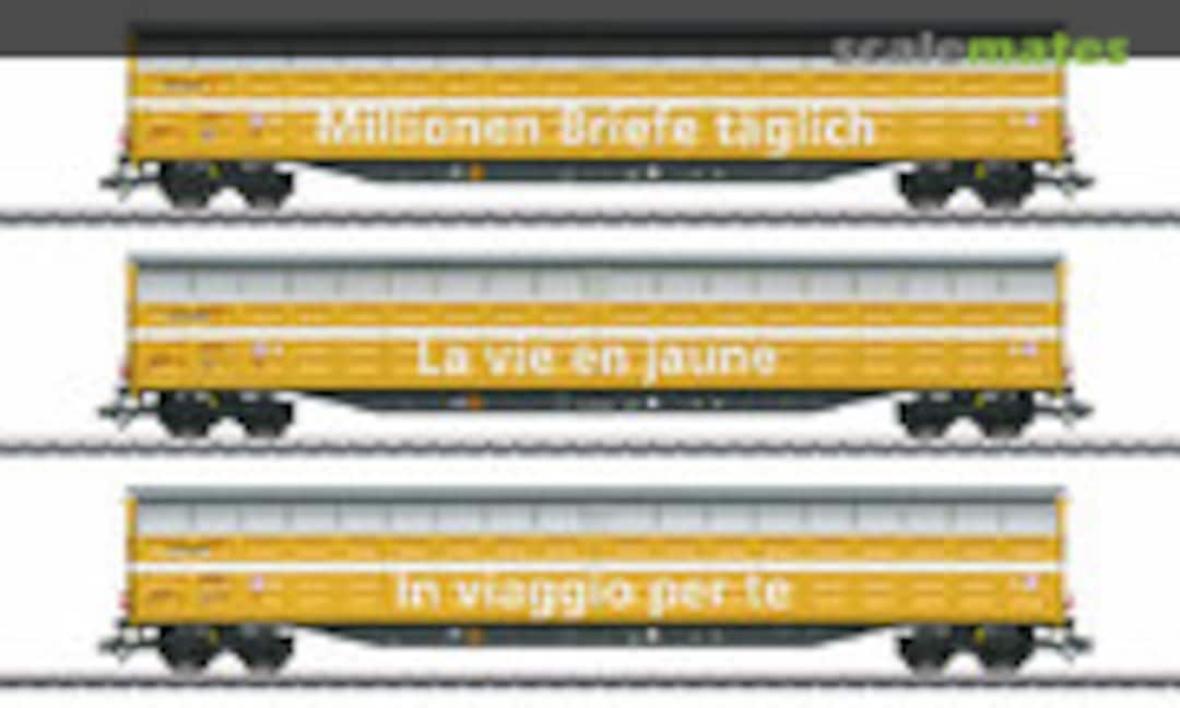 Type Habbiillnss High-Capacity sliding Wall Boxcar set (Märklin 48059)