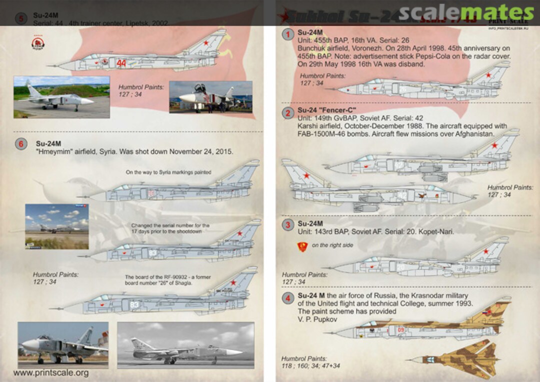 Boxart Sukhoi Su-24M 48-097 Print Scale Boxart Sukhoi Su-24M 48-097 Print Scale