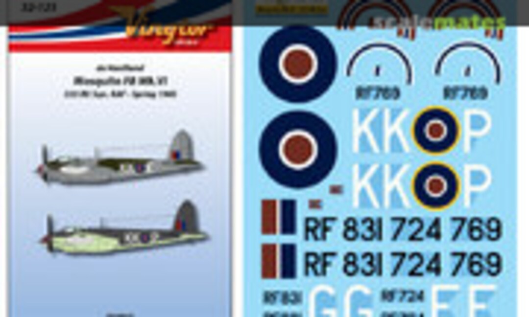 1:32 de Havilland Mosquito Mk.VI - 333 (N) Sqn. RAF Spri (Vingtor Decals 32-125) 32-125