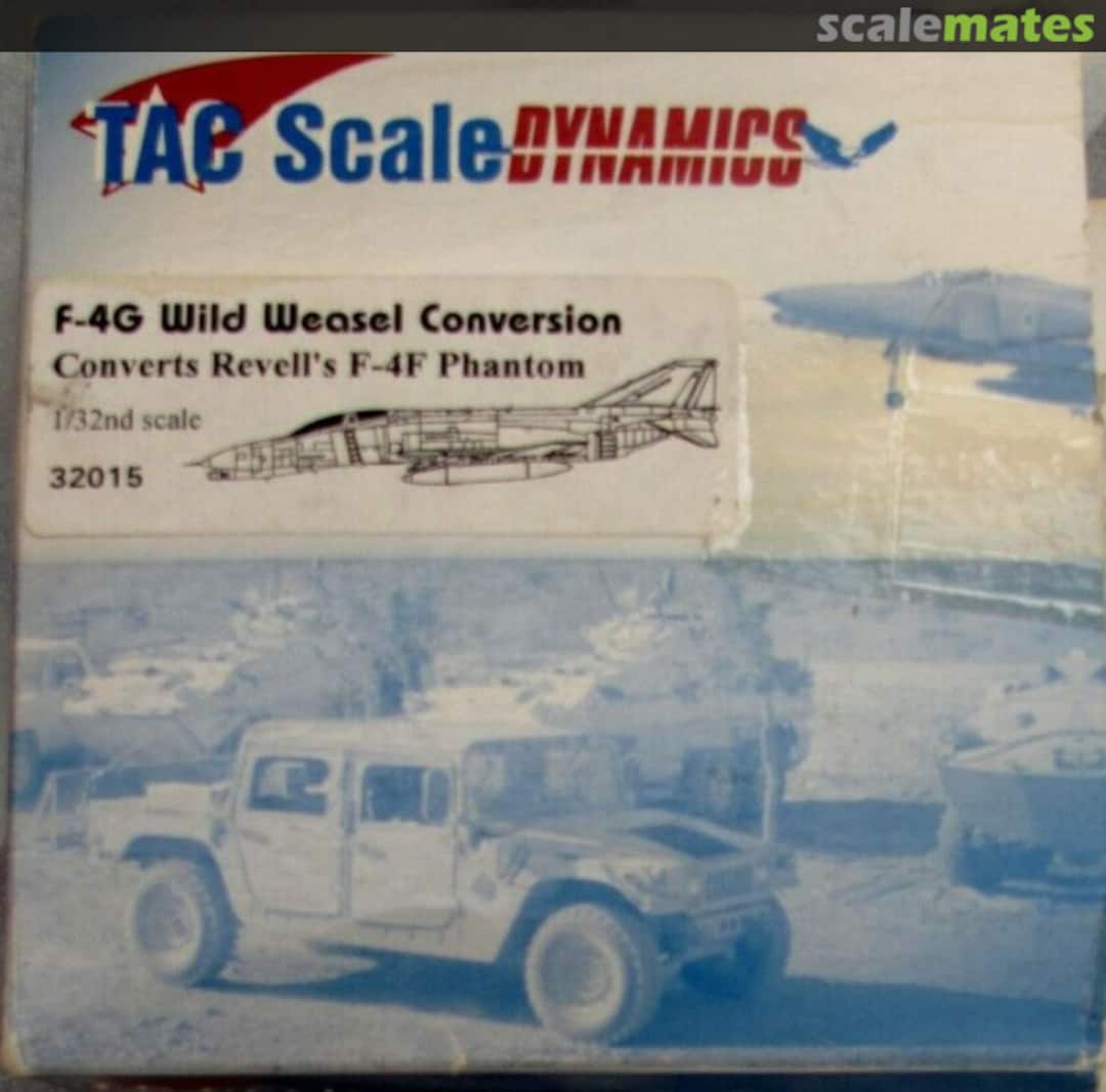 Boxart F-4G Wild Weasel Conversion 32015 TAC Scale Dynamics Boxart F-4G Wild Weasel Conversion 32015 TAC Scale Dynamics