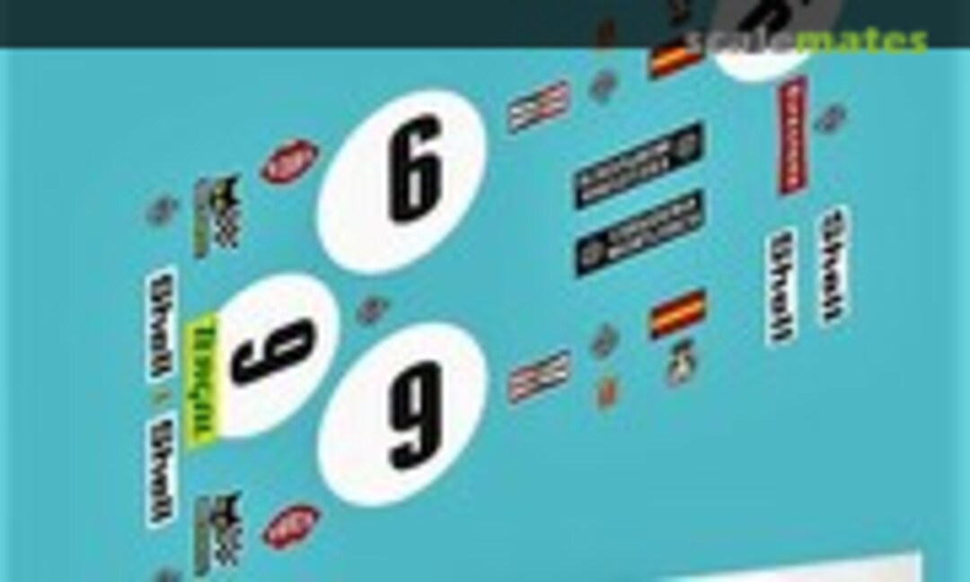 1:24 Ferrari 512 S Spyder #1002 "Shell" (Atalaya Slot Decals ADLM99) ADLM99