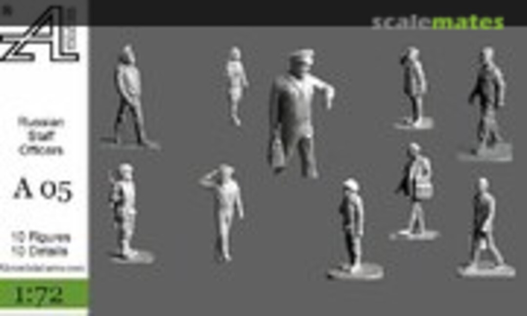 1:72 Russian Staff Officers (Alex Miniatures A05) A05