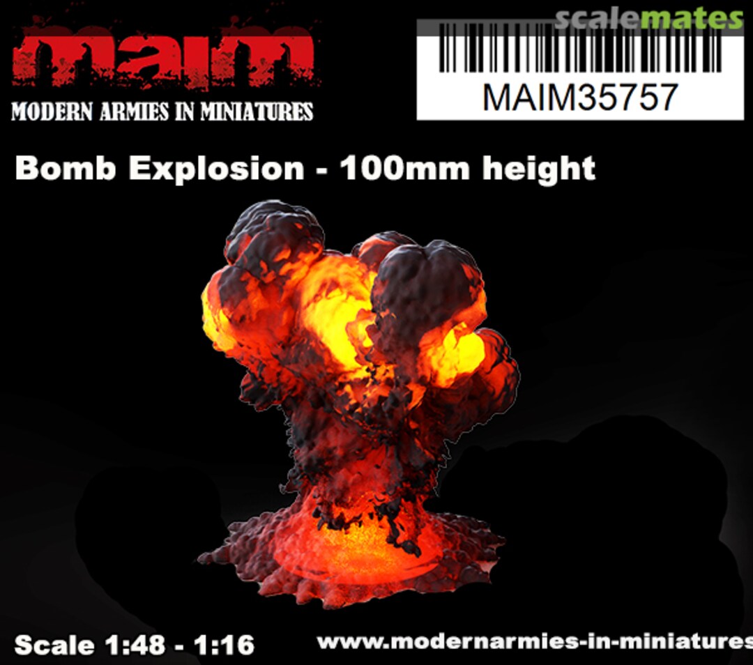 Boxart Bomb Explosion, 100mm height MAIM35757 MAiM Boxart Bomb Explosion, 100mm height MAIM35757 MAiM