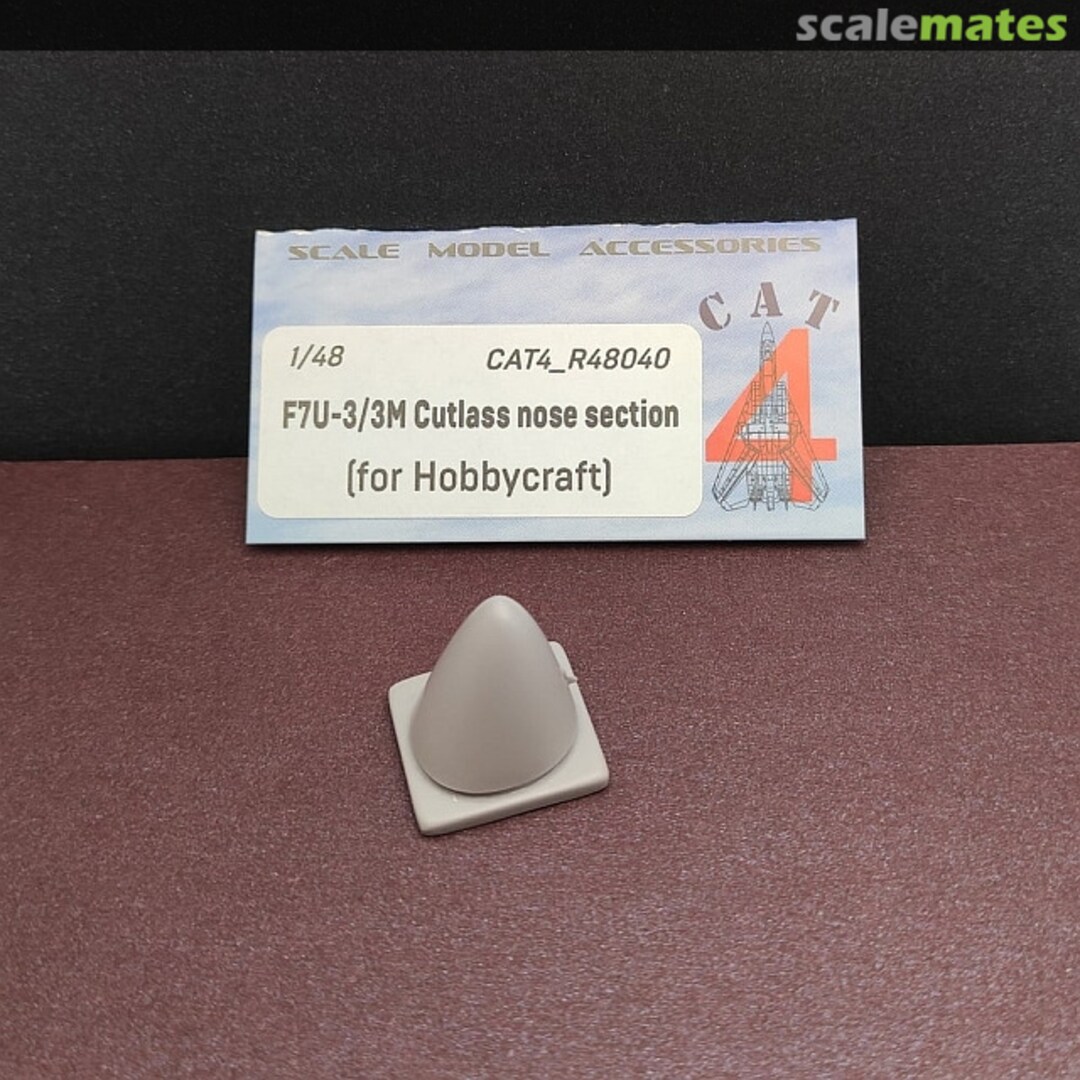 Boxart F7U-3/3M Cutlass - Nose Section CAT4_R48040 CAT4