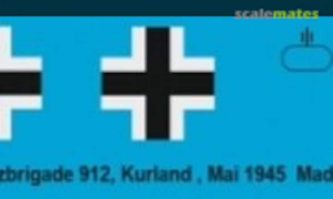 1:16 Sturmgeschütz IV L48 Sturmgeschützbrigade 912, Kurland, Mai 1945 (Peddinghaus-Decals 16 3402) 16 3402