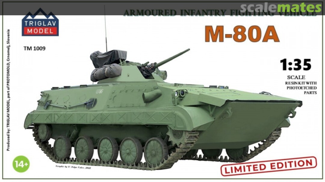 Boxart M-80A TM 1009 Triglav model Boxart M-80A TM 1009 Triglav model