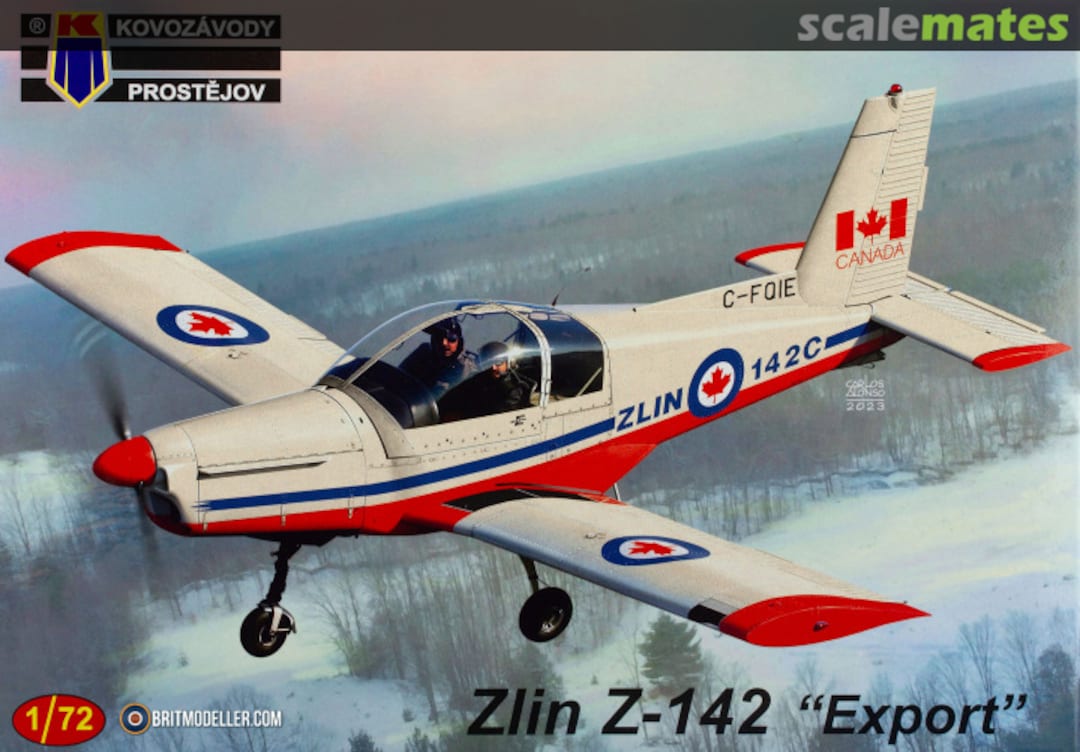 Boxart Zlin Z-142 KPM0407 Kovozávody Prostějov Boxart Zlin Z-142 KPM0407 Kovozávody Prostějov