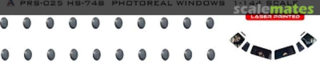 Boxart Hawker HS-748 - Photoreal Window Set PRS-025 8aDecs Boxart Hawker HS-748 - Photoreal Window Set PRS-025 8aDecs