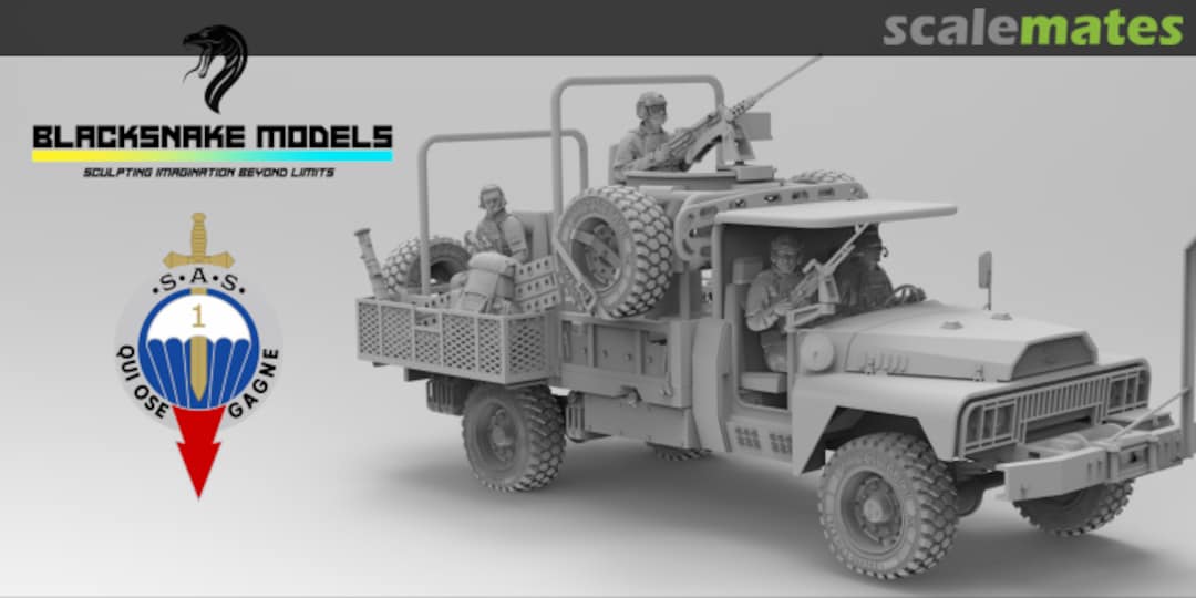 Boxart Crew VLRA French SAS (4pcs) PACK-CREW-03 BlackSnake Model Boxart Crew VLRA French SAS (4pcs) PACK-CREW-03 BlackSnake Model