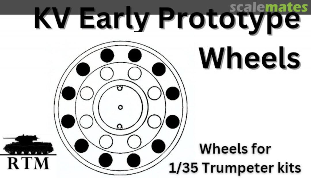 Boxart KV Early Prototype Wheels Resin Tech Models Boxart KV Early Prototype Wheels Resin Tech Models