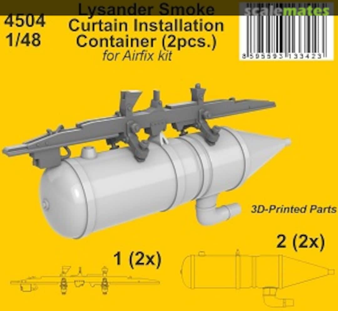 Boxart Westland Lysander - Smoke Curtain Installation Container 4504 CMK Boxart Westland Lysander - Smoke Curtain Installation Container 4504 CMK