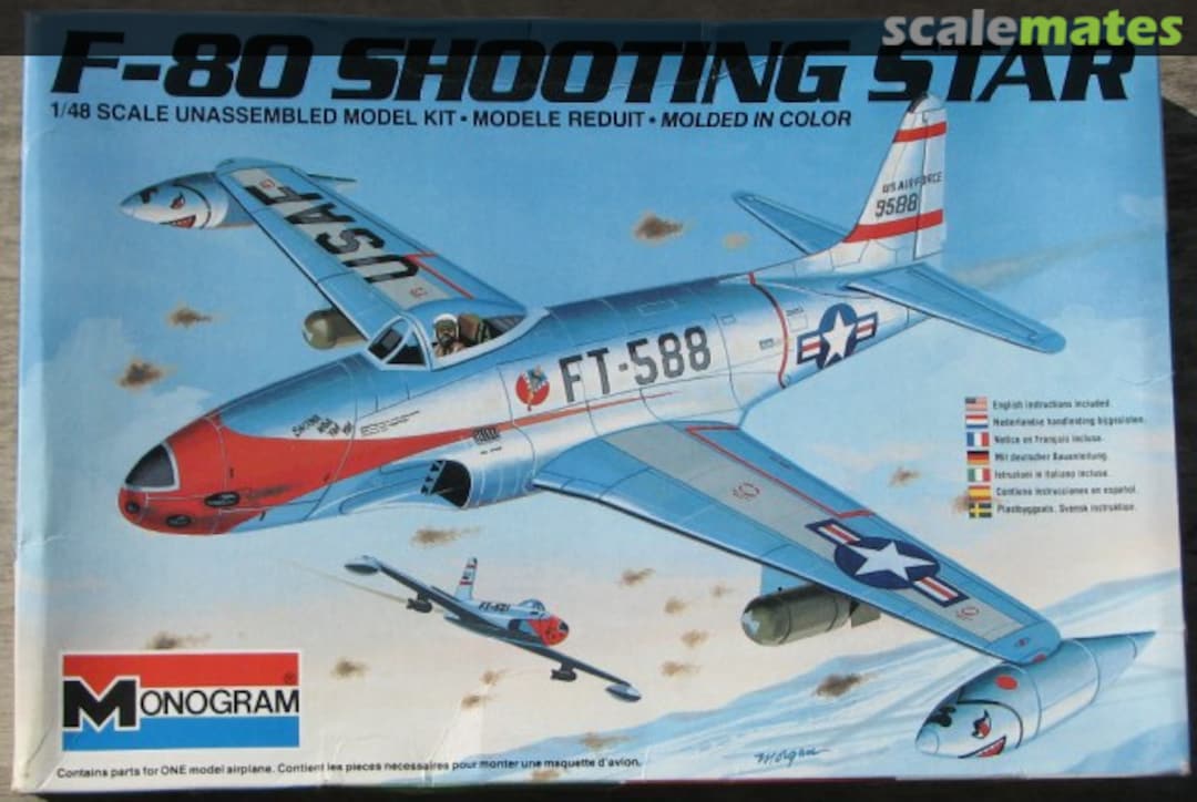 Boxart F-80 Shooting Star 5428 Monogram Boxart F-80 Shooting Star 5428 Monogram