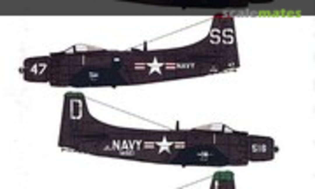 1:48 Korean War USN Skyraiders (Euro Decals ED48-106) ED48-106