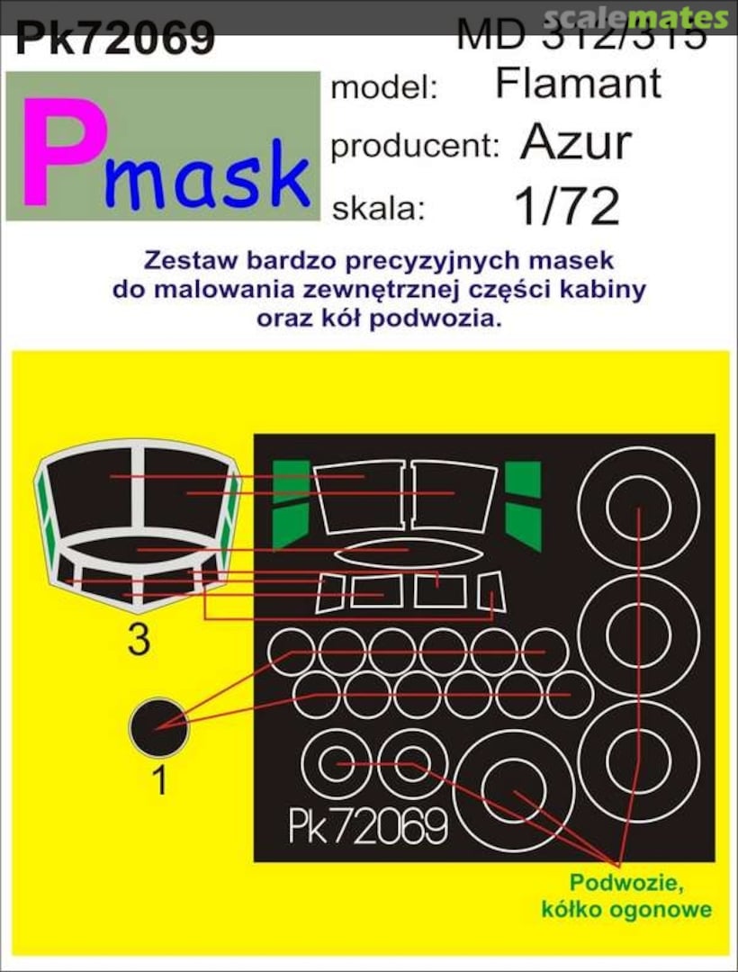 Boxart MD 312/315 Flamant PK72069 Pmask Boxart MD 312/315 Flamant PK72069 Pmask