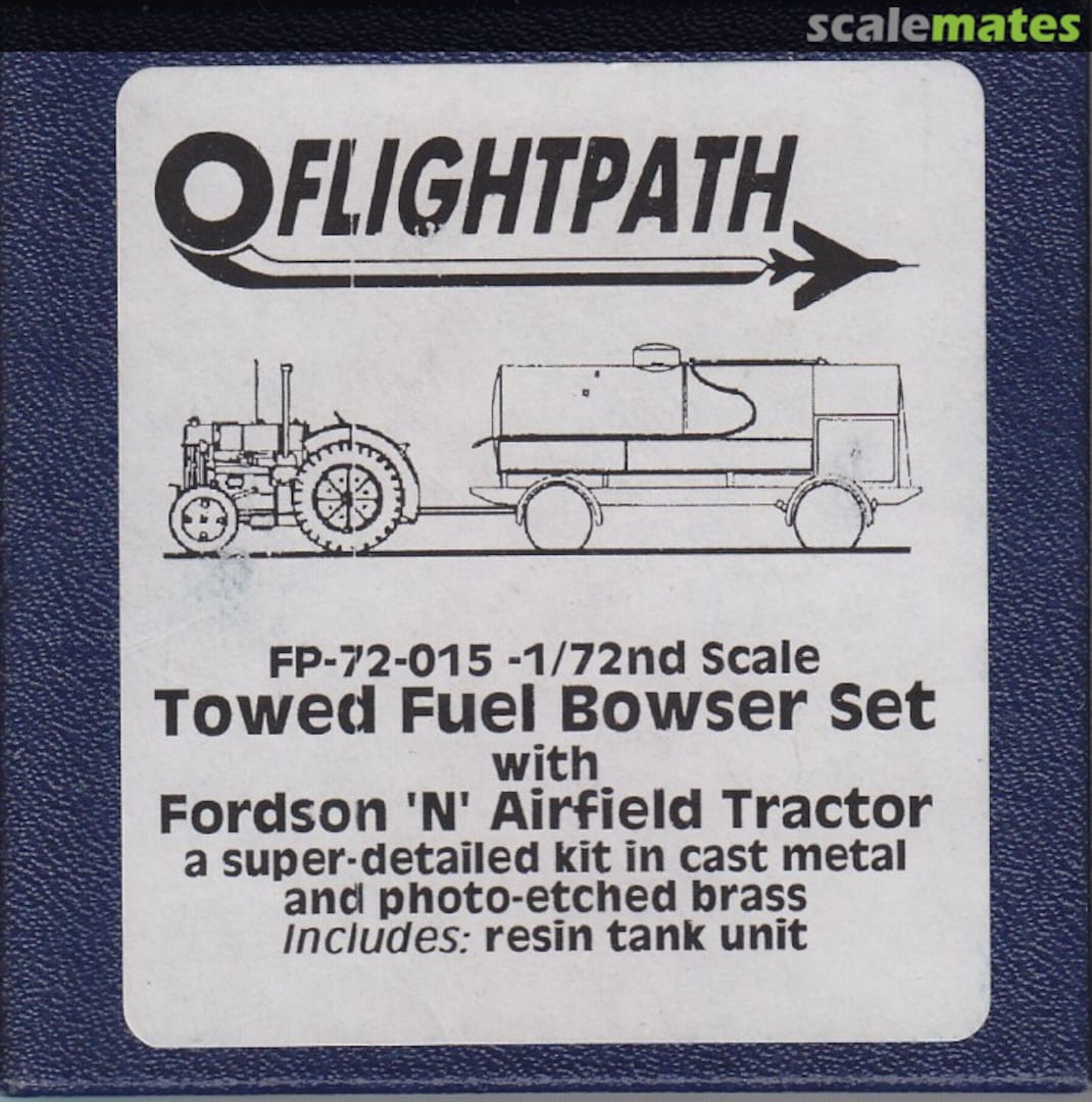 Boxart Towed Fuel Bowser with Fordson 'N' Airfield Tractor FP-72-015 Flightpath Boxart Towed Fuel Bowser with Fordson 'N' Airfield Tractor FP-72-015 Flightpath