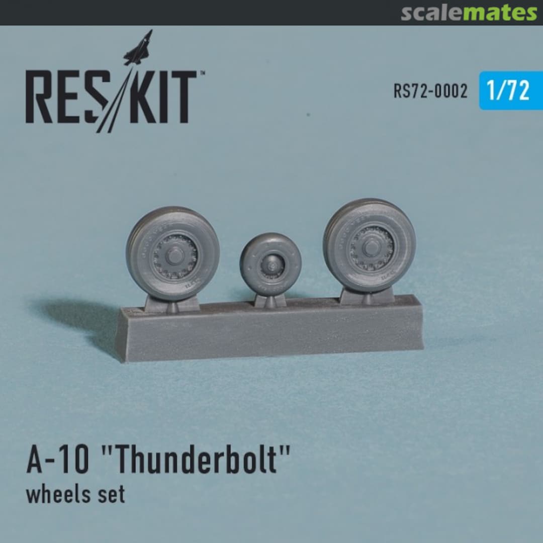 Boxart A-10 Thunderbolt - wheels set RS72-0002 ResKit Boxart A-10 Thunderbolt - wheels set RS72-0002 ResKit
