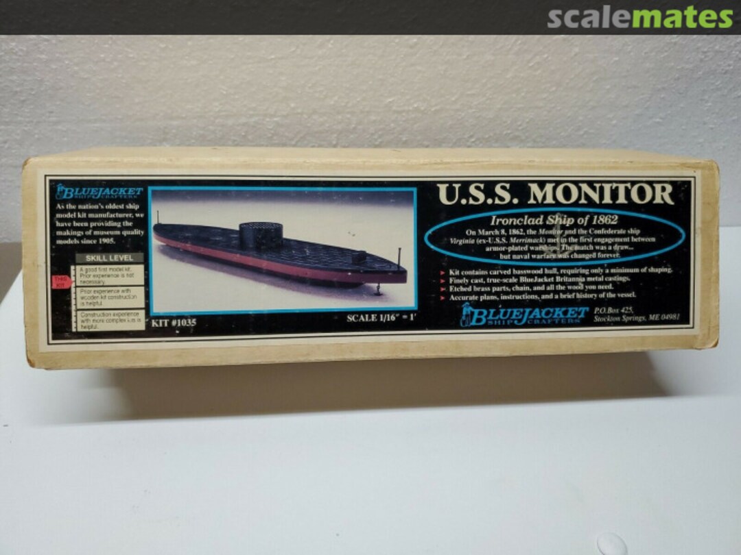 Boxart U.S.S. Monitor 1035 Bluejacket Ship Crafters Boxart U.S.S. Monitor 1035 Bluejacket Ship Crafters