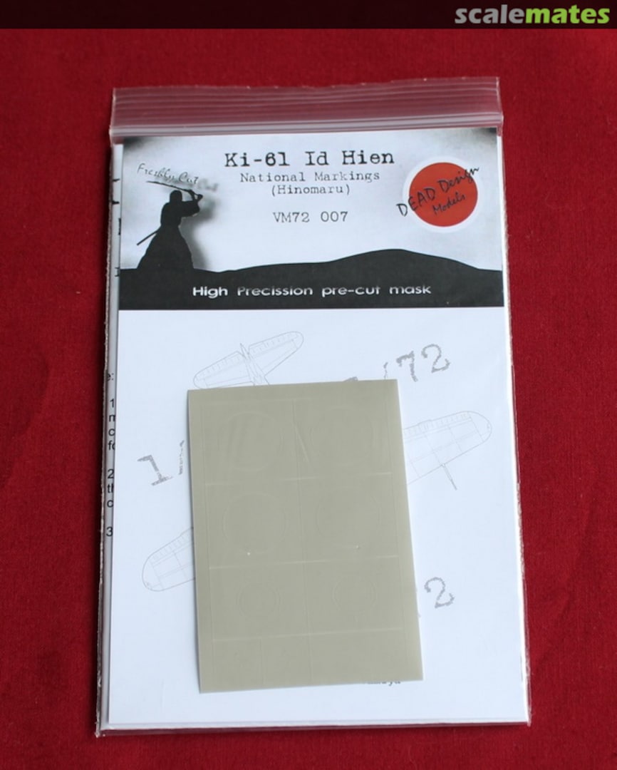 Boxart Ki-61 Id National Markings (Hinomaru) VM72007 DEAD Design Models Boxart Ki-61 Id National Markings (Hinomaru) VM72007 DEAD Design Models