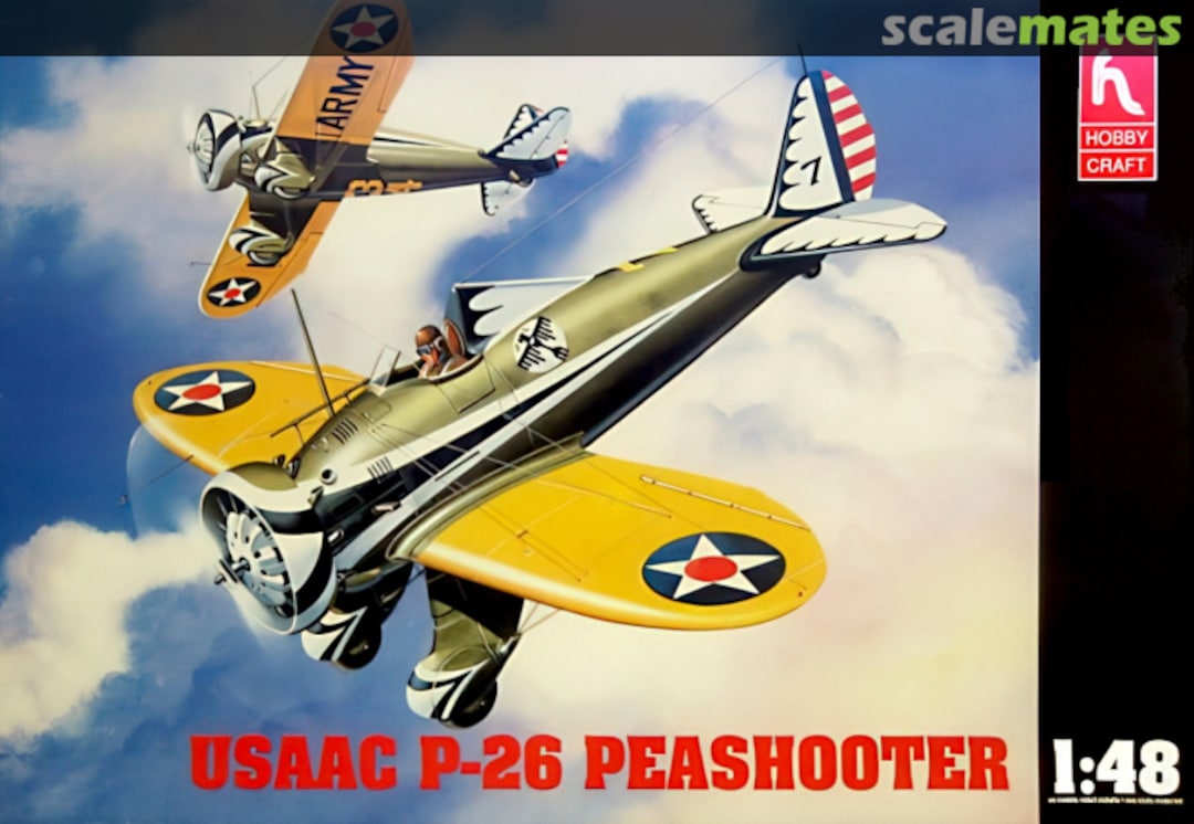 Boxart USAAC P-26 Peashooter HC1558 Hobbycraft Boxart USAAC P-26 Peashooter HC1558 Hobbycraft