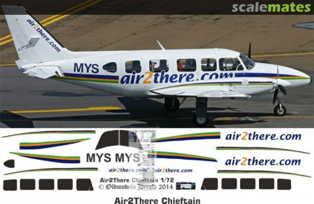 Boxart Chieftain - Air2There OMD0548 Oldmodels Decals Boxart Chieftain - Air2There OMD0548 Oldmodels Decals