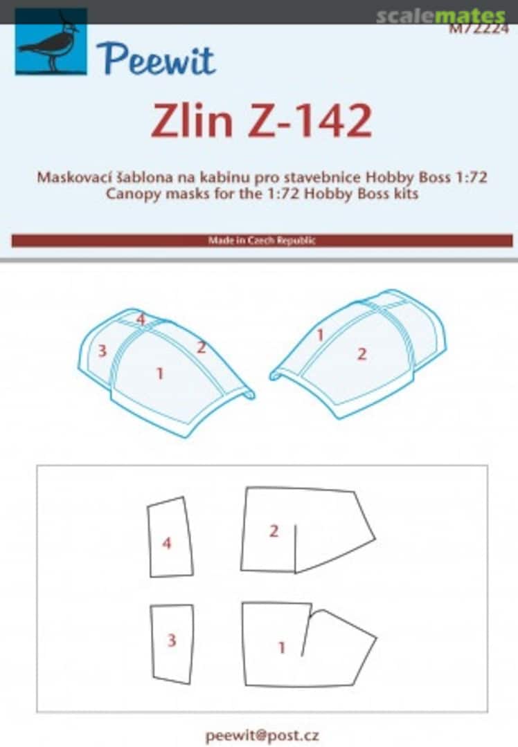 Boxart Zlin Z-142 M72224 Peewit