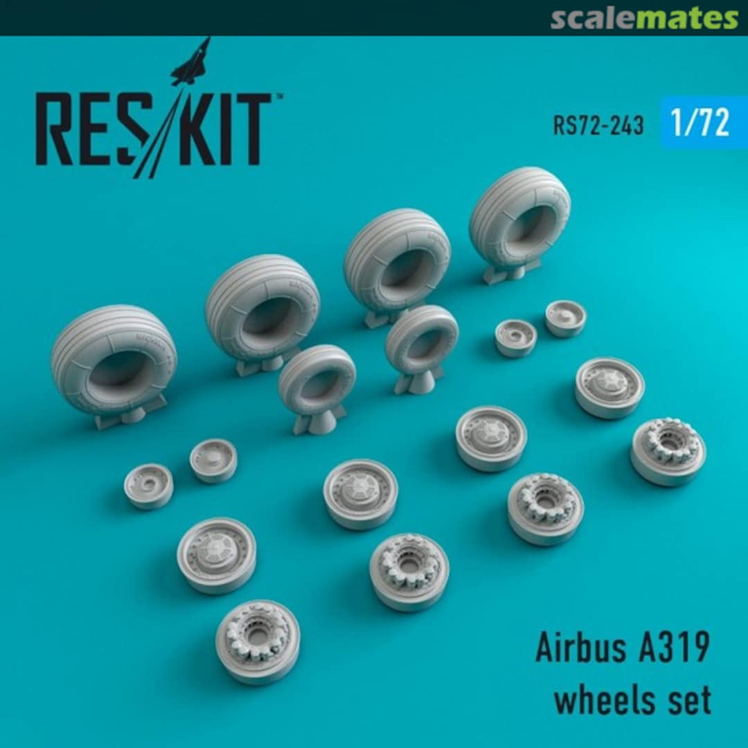 Boxart Airbus A319 - Wheels Set RS72-0243 ResKit Boxart Airbus A319 - Wheels Set RS72-0243 ResKit