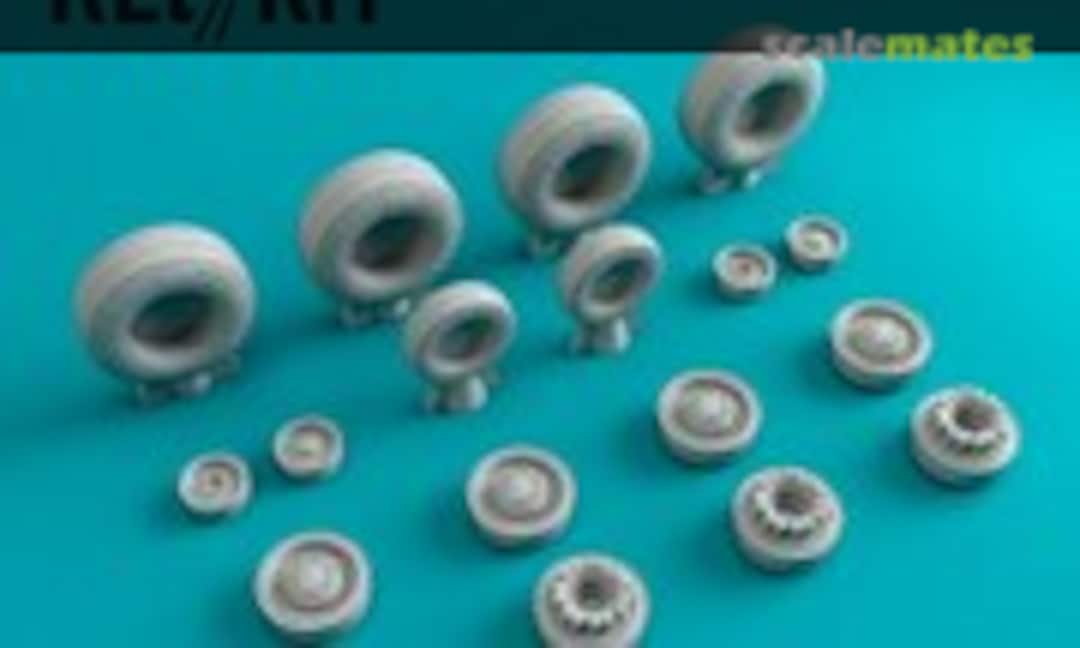 1:72 Airbus A319 - Wheels Set (ResKit RS72-0243) RS72-0243