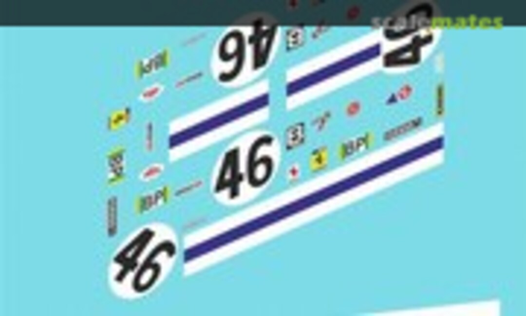 1:43 Ferrari Dino 246 GT "BP" (Atalaya Slot Decals ADLM100) ADLM100