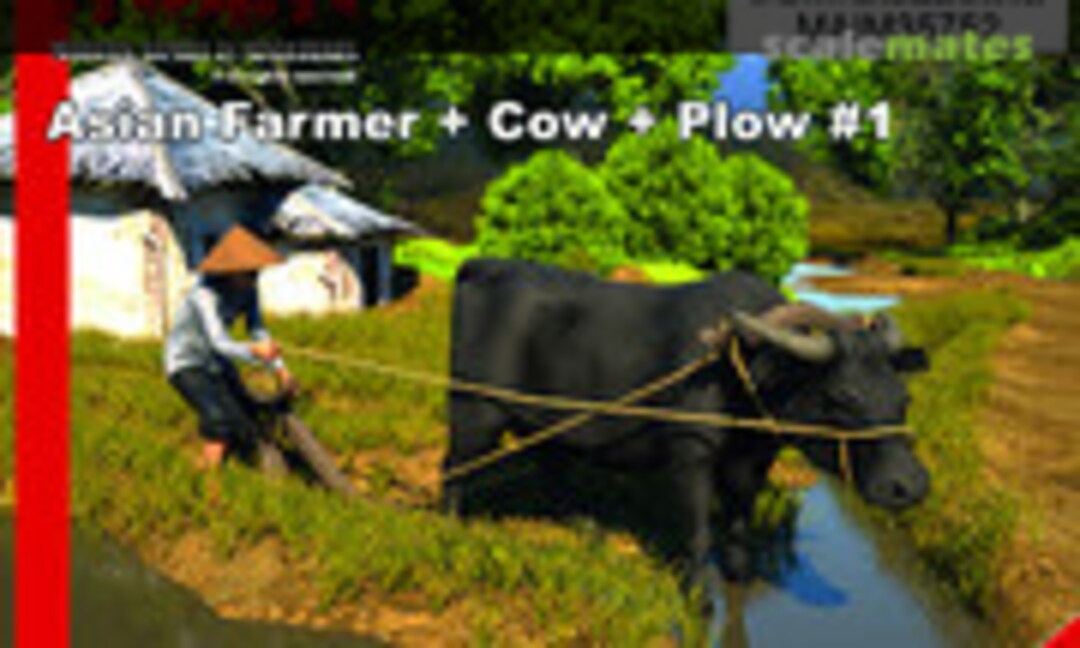 1:35 Vietnamese Farmer + Cow + Plow #1 (MAiM MAIM35752) MAIM35752