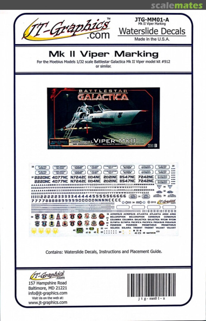 Boxart Mk II Viper Marking JTG-MM01-A JT-Graphics Boxart Mk II Viper Marking JTG-MM01-A JT-Graphics