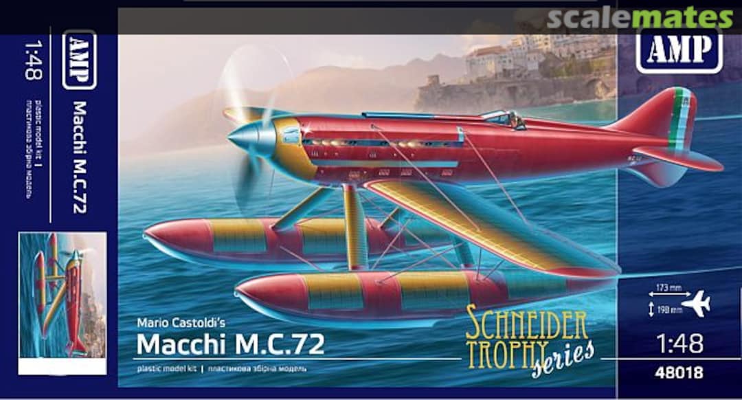 Boxart Macchi M.C.72 48018 AMP Boxart Macchi M.C.72 48018 AMP