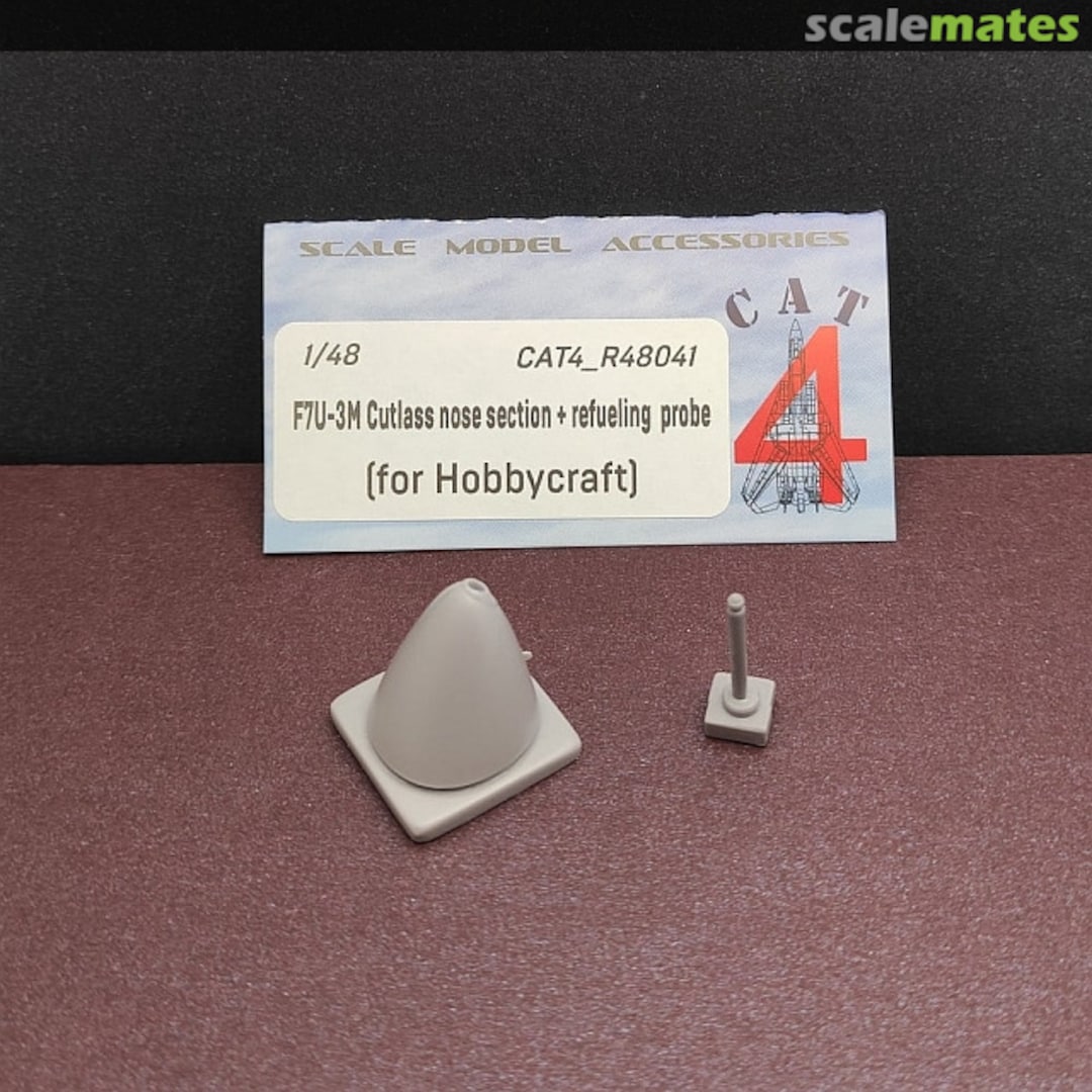 Boxart F7U-3/3M Cutlass - Nose Section & Refueling Probe CAT4_R48041 CAT4